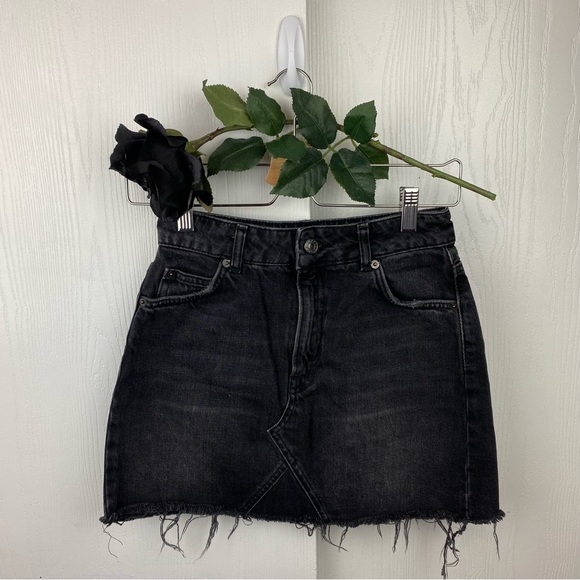 Topshop Moto Denim Skirt - Picture 1 of 8